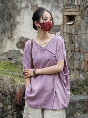 Summer Chinese loose cardigan, cotton linen washed frog long shirt 20250604