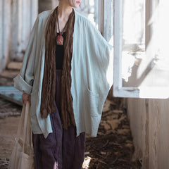 Vintage Chinese linen shirt, linen button blouse,loose cotton linen shirt, summer linen blouse plus size