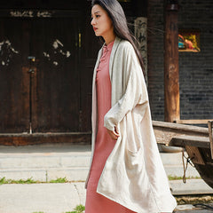 Chinese Linen Kimono, Chinese Linen Jacket