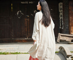 Chinese Linen Kimono, Chinese Linen Jacket
