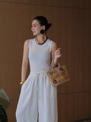 100% Linen Pants,Fashion Loose Linen Pants,Summer Loose Casual Linen Pants,summer linen pants 20250314