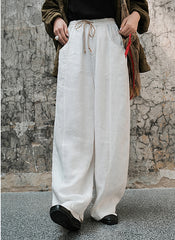 100% Linen Pants,Vintage Casual Loose Linen Pants,Summer Loose Casual Linen Pants,summer linen pants 20250314