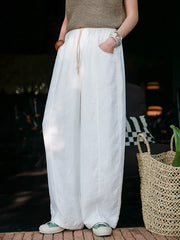 100% Linen Pants,Vintage Casual Loose Linen Pants,Summer Loose Casual Linen Pants,summer linen pants 20250314
