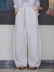 100% Linen Pants,Fashion Loose Linen Pants,Summer Loose Casual Linen Pants,summer linen pants 20250314