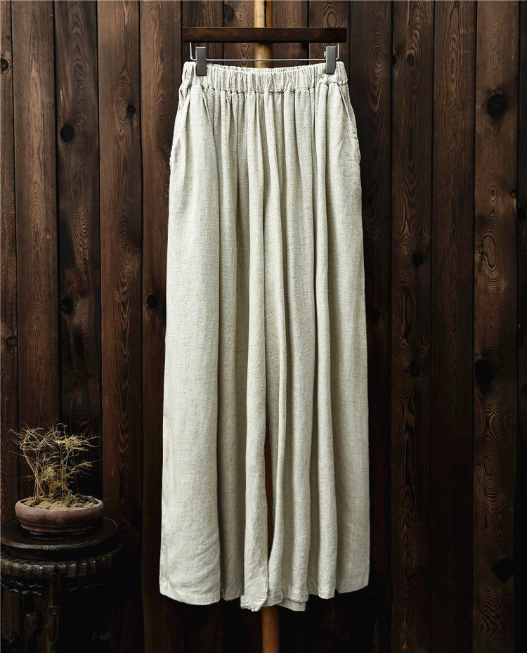 Linen pants,loose linen pants,women's linen pants,Linen wide leg pants,soft cotton linen pants,women yoga pants,vintage linen pants women