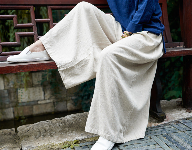 Linen pants,loose linen pants,women's linen pants,Linen wide leg pants,soft cotton linen pants,women yoga pants,vintage linen pants women