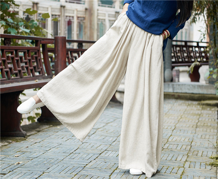 Linen pants,loose linen pants,women's linen pants,Linen wide leg pants,soft cotton linen pants,women yoga pants,vintage linen pants women