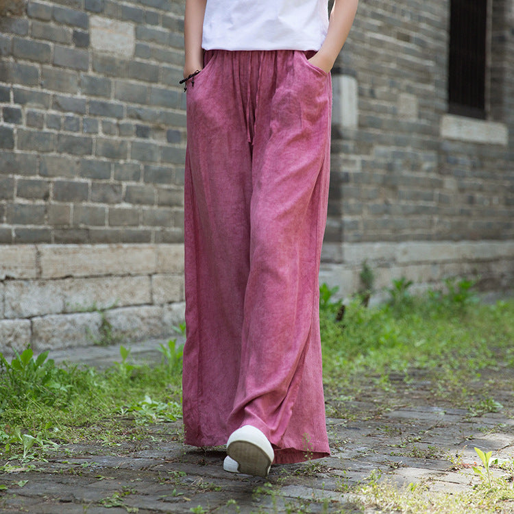 Loose  women's pants,cotton pants,women's summer loose linen pants,soft cotton pants,summer beach pants women ,wide leg pants