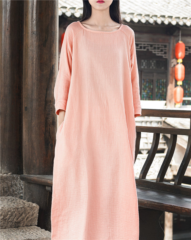 Cotton Casual Dresses, Summer Cotton Linen Dresses