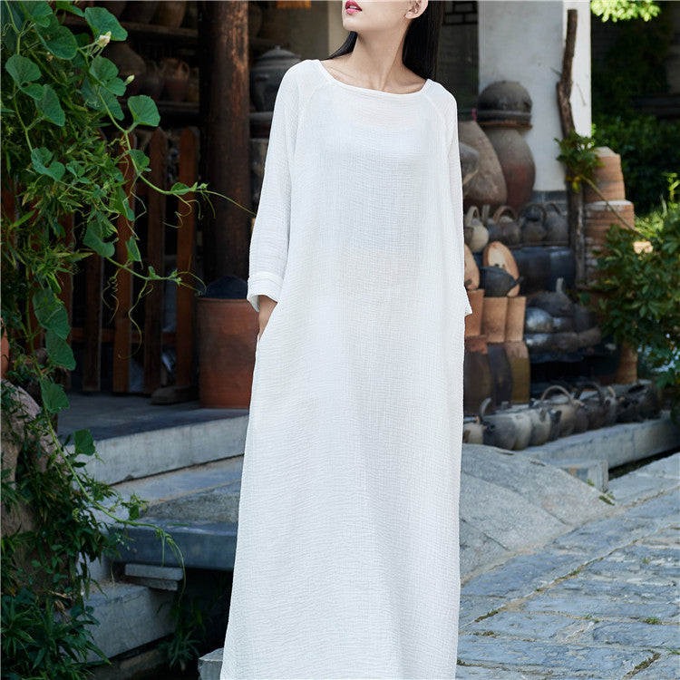 Cotton Casual Dresses, Summer Cotton Linen Dresses