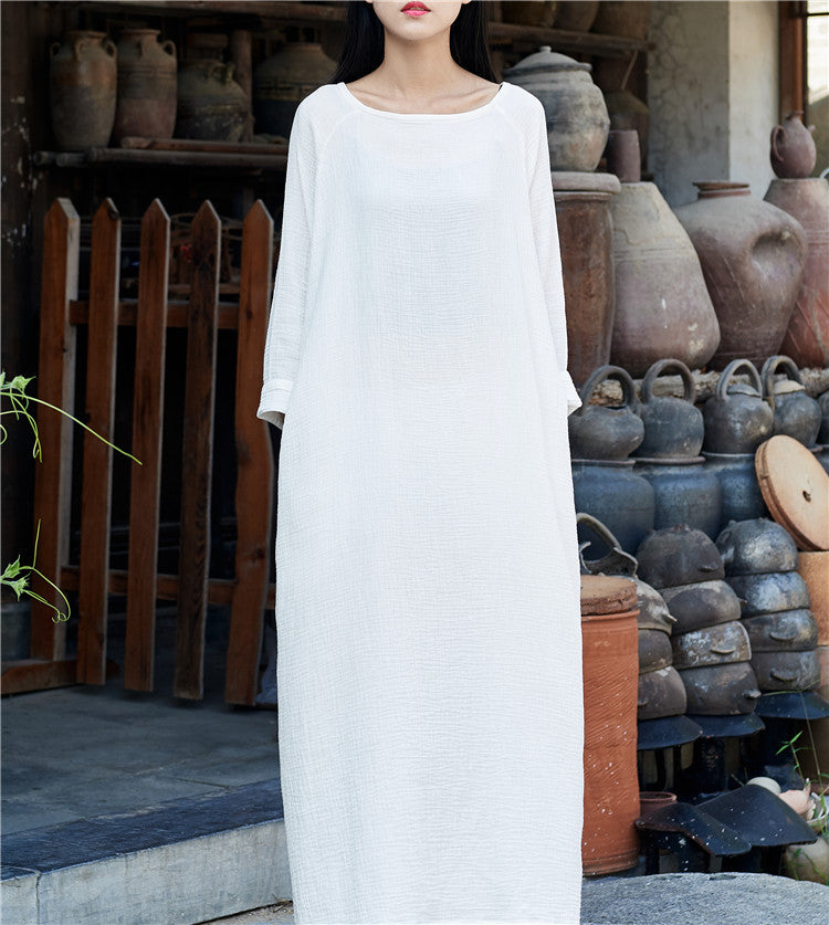 Cotton Casual Dresses, Summer Cotton Linen Dresses