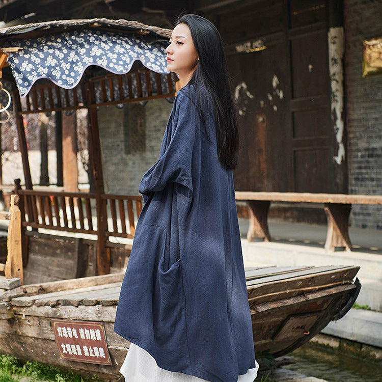 Chinese Linen Kimono, Chinese Linen Jacket