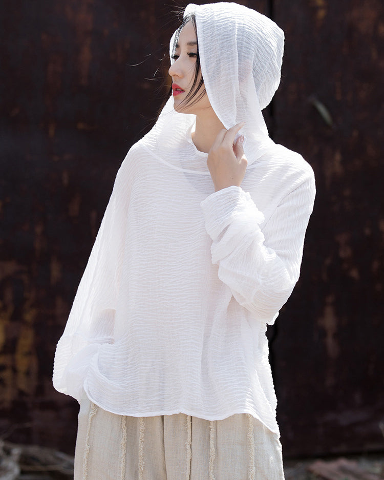 Summer Hooded Sun Protection Shirt