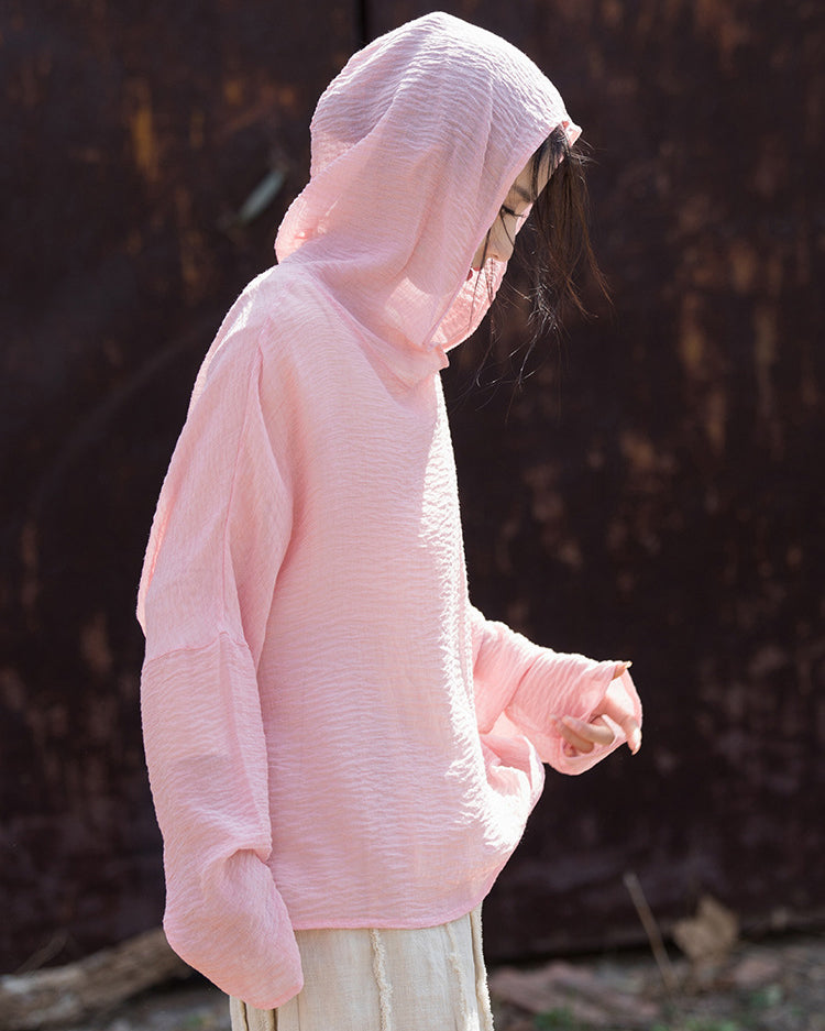 Summer Hooded Sun Protection Shirt