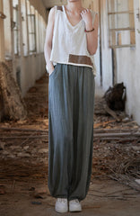 Summer Cotton Linen Linen Pants, Loose Casual Cotton Linen Pants