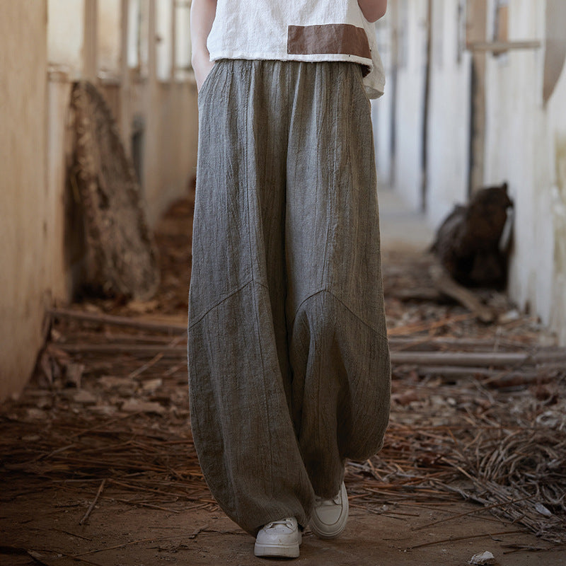 Cotton Linen Casual Pants,Summer Stretch Cotton Linen Pants