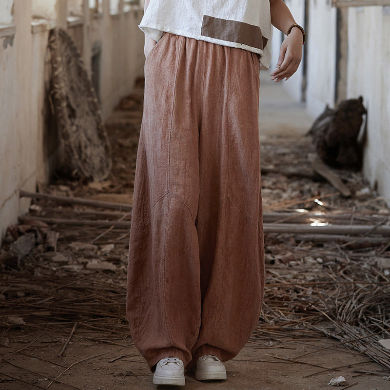 Cotton Linen Casual Pants,Summer Stretch Cotton Linen Pants